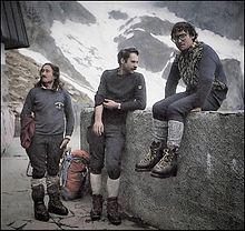 1978 rifugio Monzino in compagnia di Grassi e Comino
